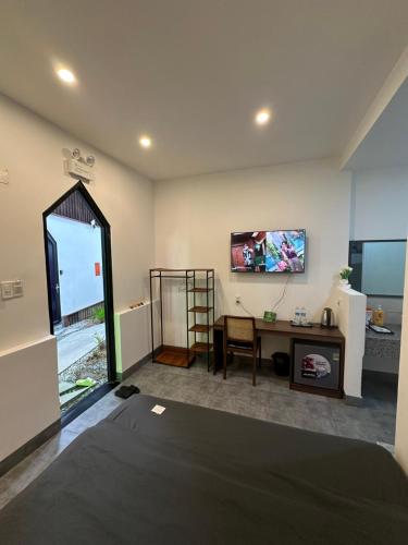 Køkken eller tekøkken på Nhà Lười