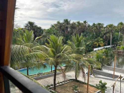 Het zwembad bij of vlak bij Pousada Vasto Horizonte