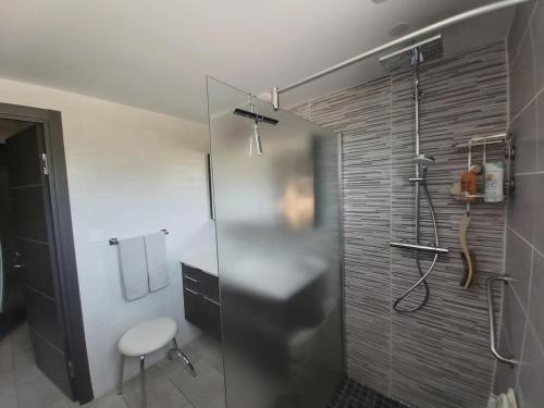 Koupelna v ubytování appartement 2 pièces à 5minutes du centre ville