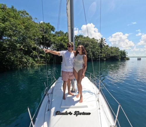 Naturlandskabet i nærheden af pensionatet