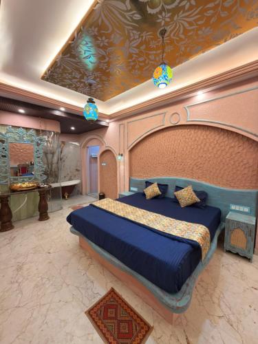 En eller flere senge i et værelse på Satoria Villa