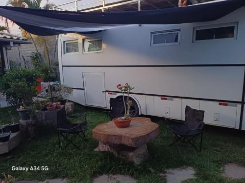 Een tuin van Bbzao motor home