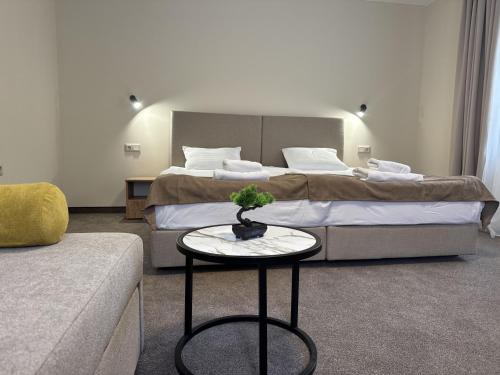 Postel nebo postele na pokoji v ubytování Alen Mak