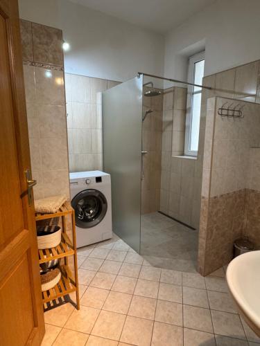 Et badeværelse på Hřensko 27 Apartmány