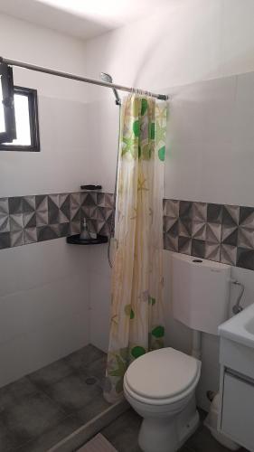 Et badeværelse på Tiny Moor Laguna Garzón