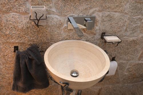 Koupelna v ubytování La casa dei tramonti