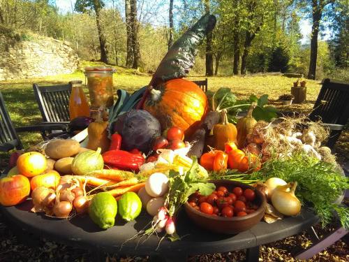 Mad på bed and breakfast-stedet eller i nærheden