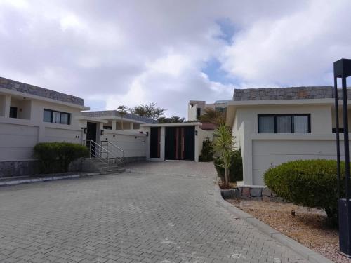 Bygningen som feriehuset ligger i