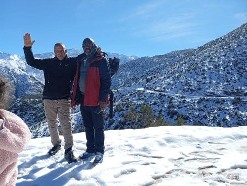 Een algemene foto van de bergen of uitzicht op de bergen vanuit de herberg