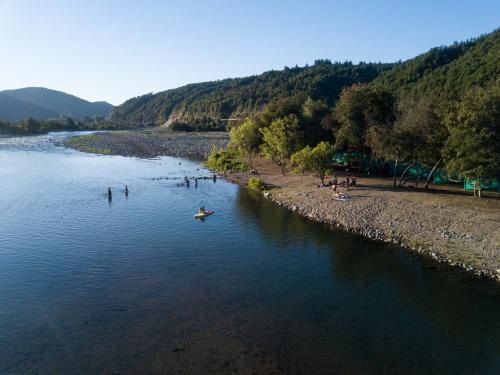 Natuurlandschap vlak bij de camping