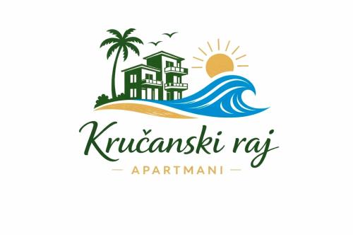 Et logo, certifikat, skilt eller en pris der bliver vist frem på Apartmani Kruče