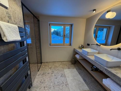 Et badeværelse på Almrösle Apartments