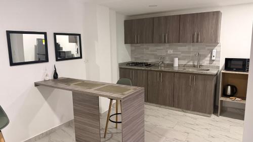 Køkken eller tekøkken på CASA CIELO Quindio