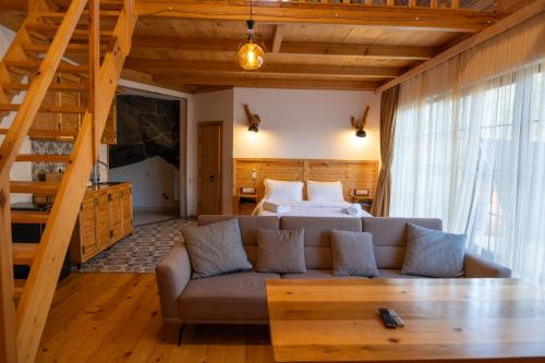 Et opholdsområde på Machakhela inn - Winery and Resort