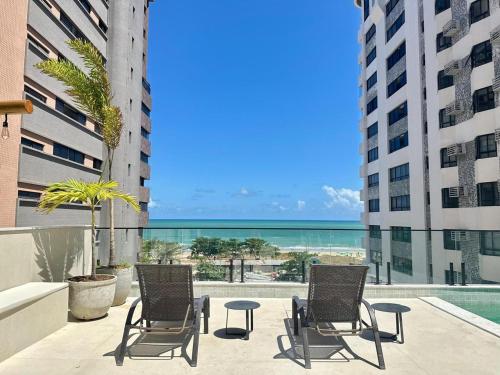 Naturlandskabet i nærheden af lejlighedshotellet