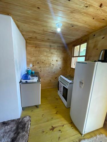 Køkken eller tekøkken på Cabanas Faby 02