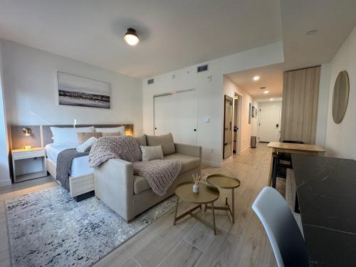 Et opholdsområde på Amazing Studio in District 225