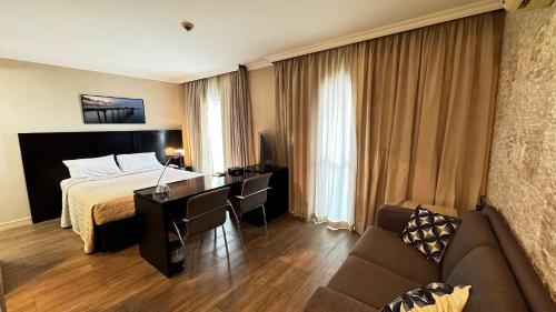 Postel nebo postele na pokoji v ubytování Hotel em Perdizes - FLAT1607 - By TorresGuest