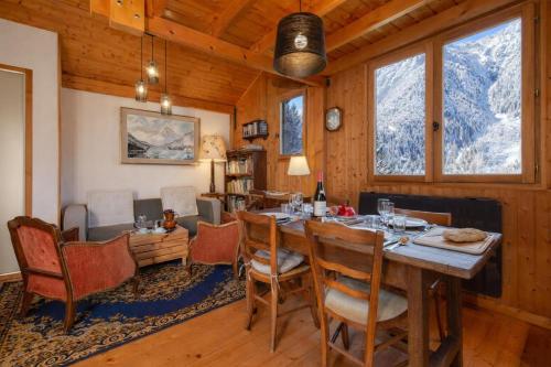 Et opholdsområde på Chalet du Glacier - Happy Rentals