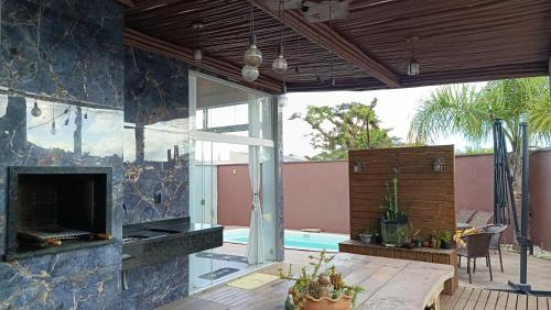 Swimmingpoolen hos eller tæt på Pousada Solari