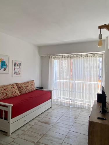 Postel nebo postele na pokoji v ubytování Departamento en Mar del Plata, Zona La Perla