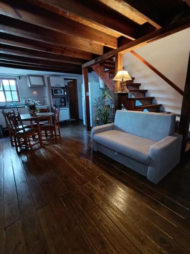 Postel nebo postele na pokoji v ubytování Cabaña La Sonrisa