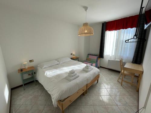 Postel nebo postele na pokoji v ubytování Albergaria