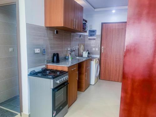 Cuina o zona de cuina de Studio meublé les Vallons