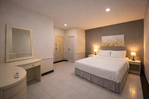 Letto o letti in una camera di Shalom Center chaweng Samui