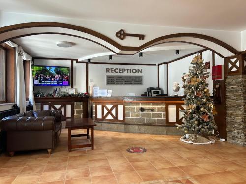 Lobbyen eller receptionen på The Castle Bonko