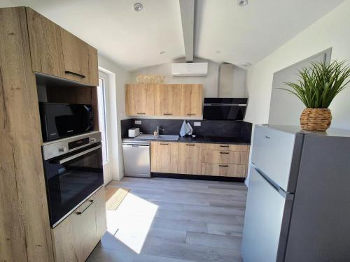 Køkken eller tekøkken på Appartement "Le Lotus" centre Cholet 6pers