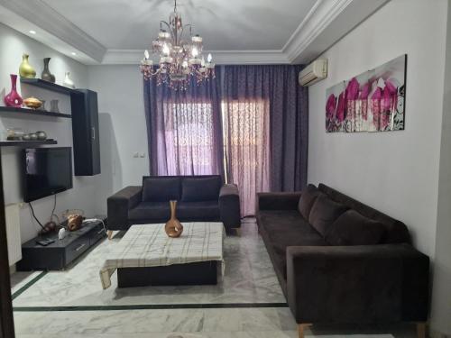 Posezení v ubytování Résidence Tunis Carthage