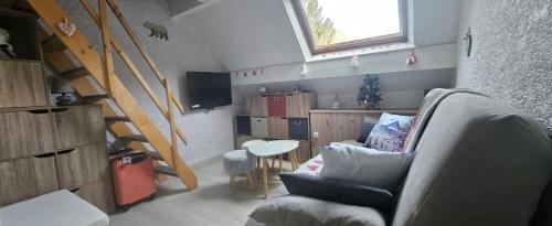 TV/trung tâm giải trí tại Le Cocon d'altitude