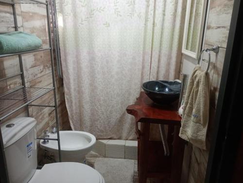 Koupelna v ubytování Lilemar