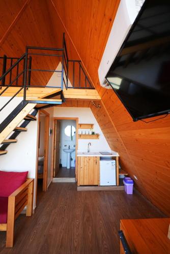 Η κουζίνα ή μικρή κουζίνα στο La Madera Resort