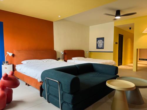 En eller flere senge i et værelse på Lot 78