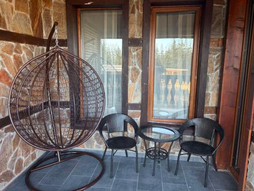 Coin salon dans l'établissement Апартаменти Pamporovo Dream в Гранд Ризорт Пампорово