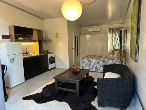 Een keuken of kitchenette bij Monoambiente de playa