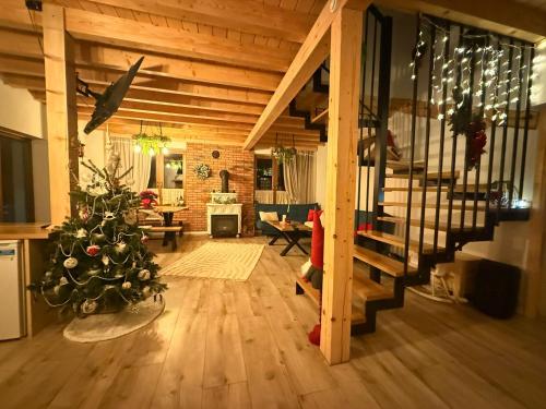 Et opholdsområde på Domek Za Skałą