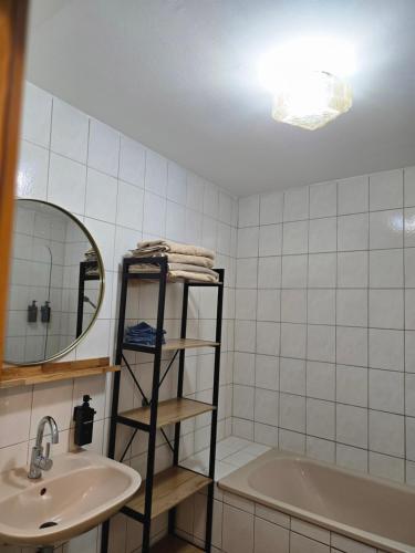 Et badeværelse på Sager Haus