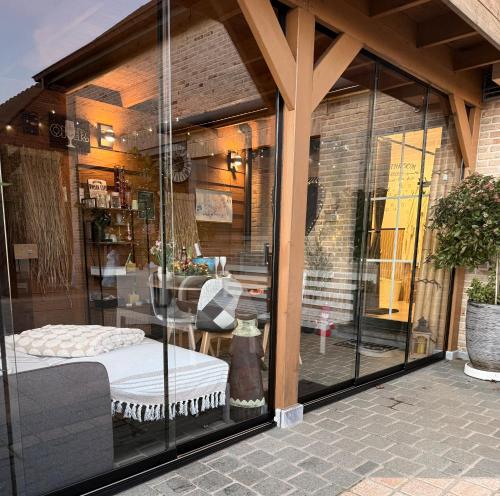 Balkón nebo terasa v ubytování B&B - Privé Wellness Moonlight