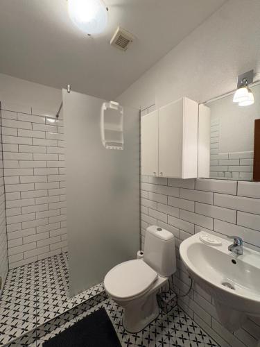 Phòng tắm tại Villa Victoria Penzion