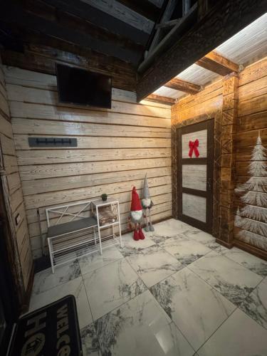 TV/trung tâm giải trí tại Zrub House