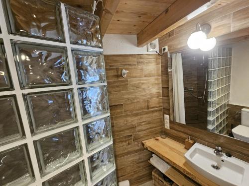 Phòng tắm tại La cabana - Els Apartaments del bosc