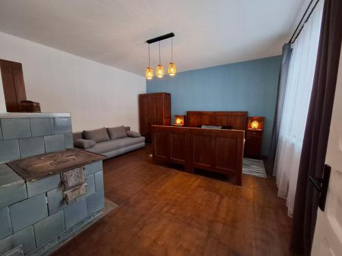 Een zitgedeelte bij Chata pod vŕškami Važca