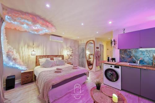 Bali Love Room Jacuzzi Balnéo Home cinéma