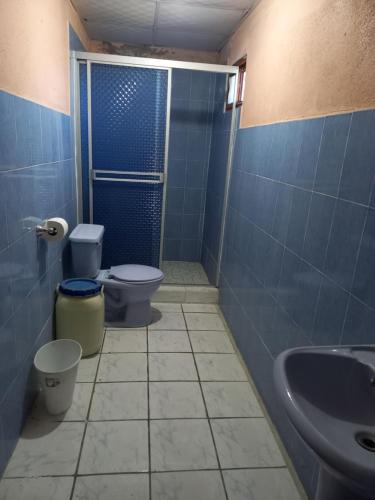 Et badeværelse på Awesome Volcán Barú Views