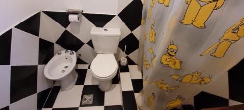 Koupelna v ubytování Casa Shanti