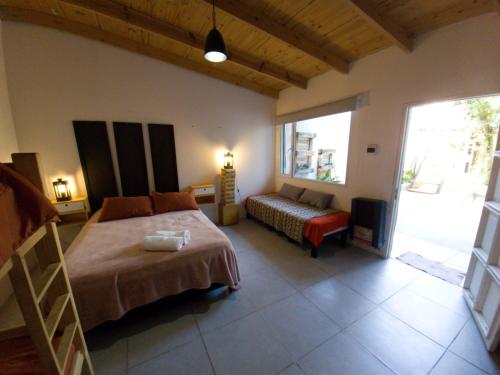 Postel nebo postele na pokoji v ubytování Casa Shanti