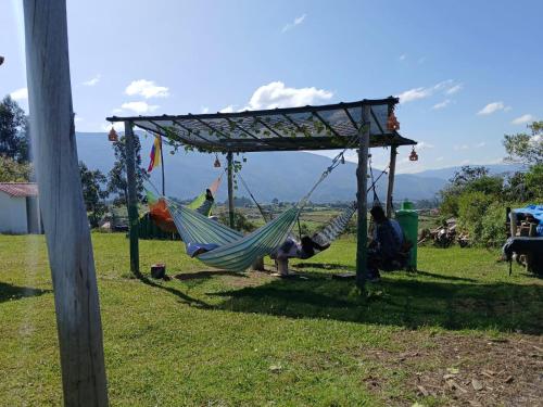 Naturlandschaft in der Nähe des Campingplatzes